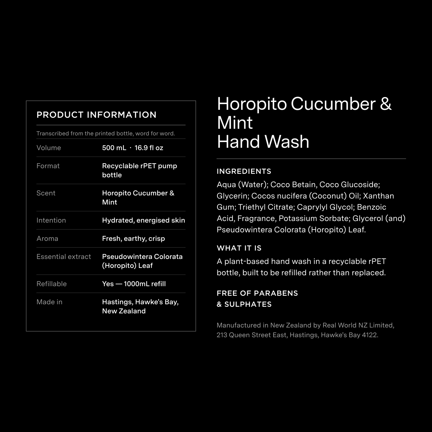 Ingredients