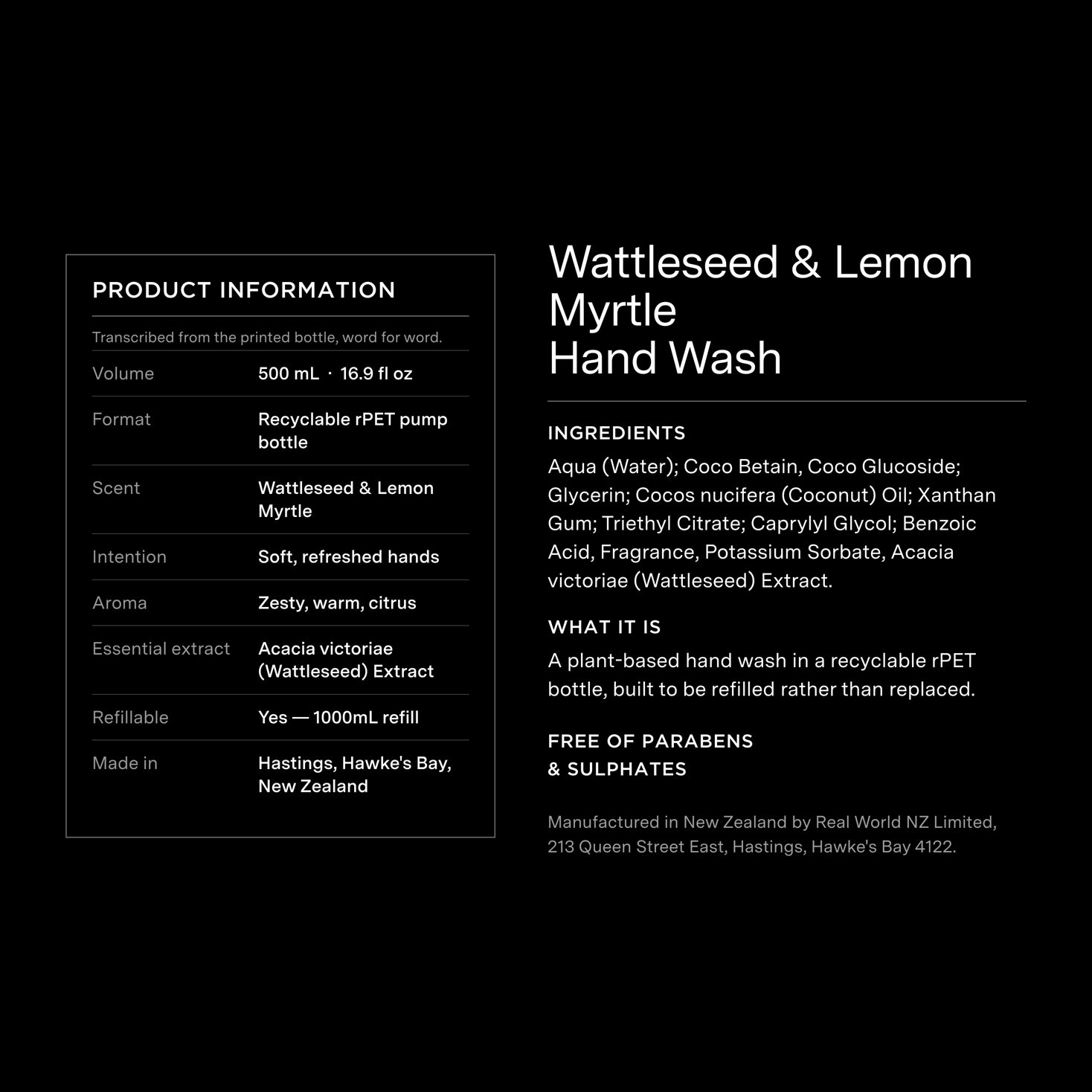 Ingredients