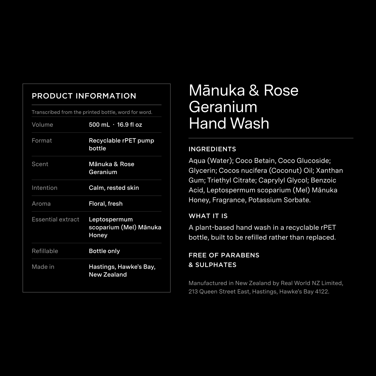 Ingredients