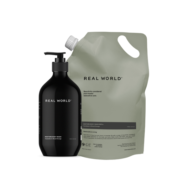 Harakeke & Blood Orange Body Wash & Refill Bundle