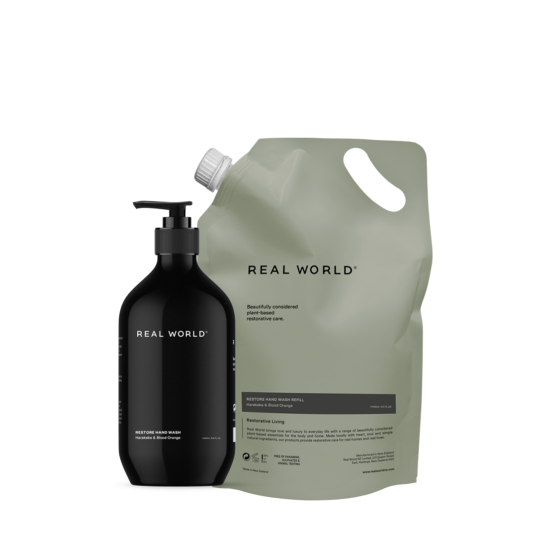 Harakeke & Blood Orange Hand Wash & Refill Bundle