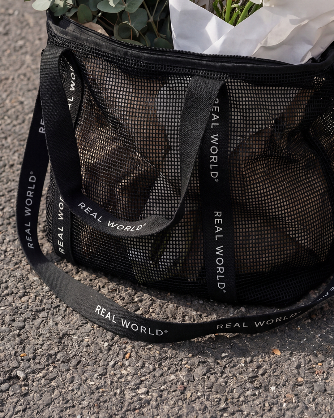 Real World Mesh Bag - Black
